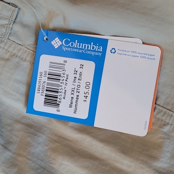 𝅺Columbia PFG mens zip off pants - Picture 3 of 6